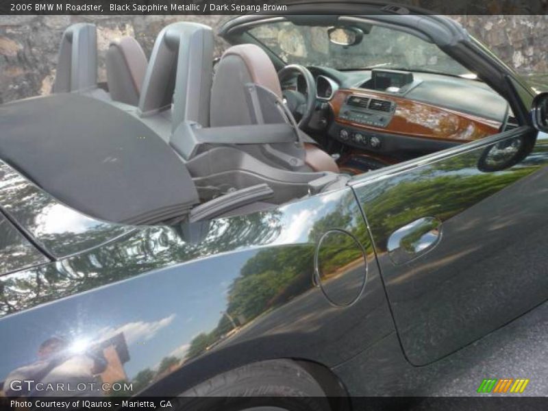 Black Sapphire Metallic / Dark Sepang Brown 2006 BMW M Roadster