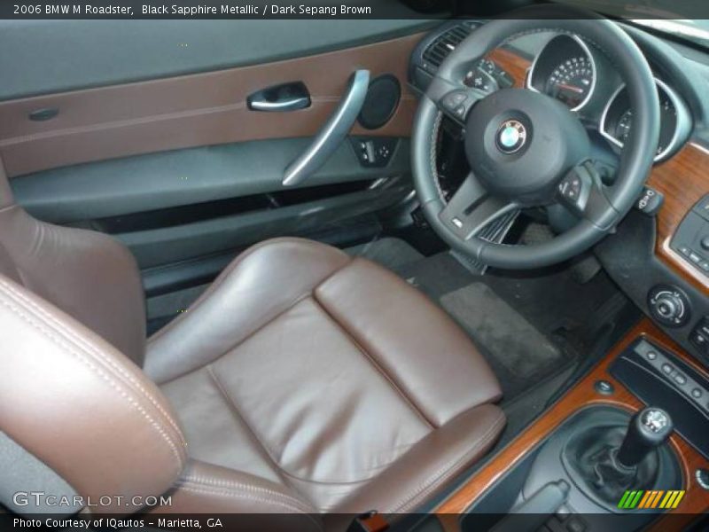 Black Sapphire Metallic / Dark Sepang Brown 2006 BMW M Roadster