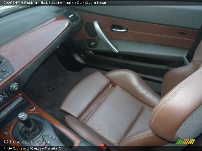 Black Sapphire Metallic / Dark Sepang Brown 2006 BMW M Roadster