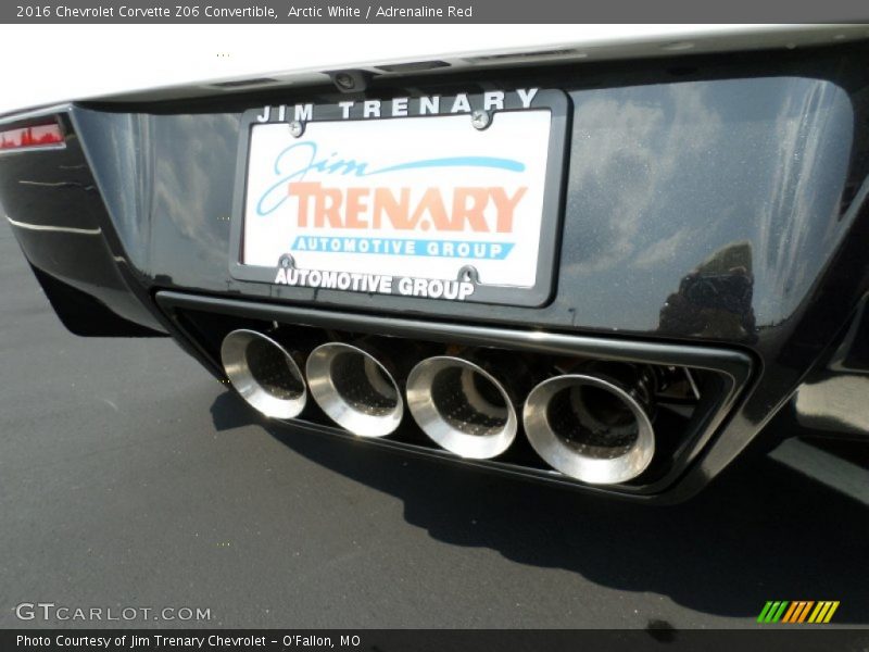Arctic White / Adrenaline Red 2016 Chevrolet Corvette Z06 Convertible
