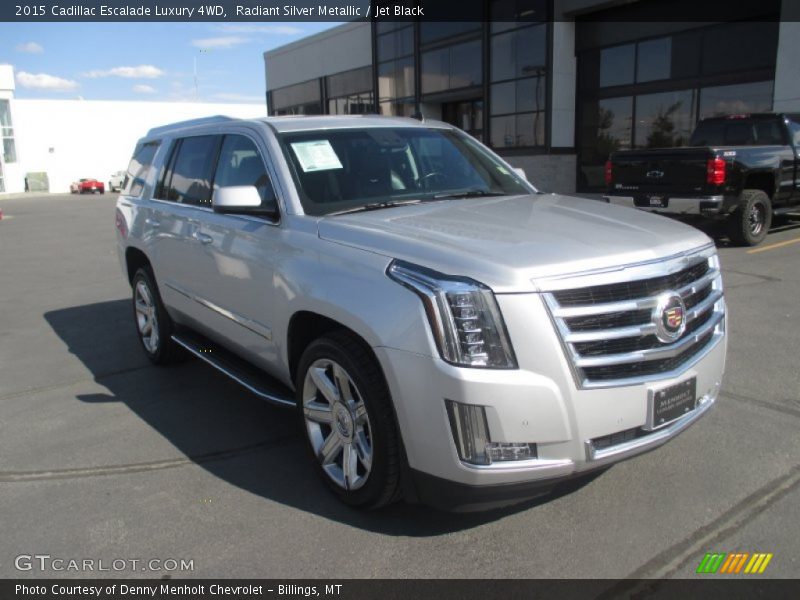 Radiant Silver Metallic / Jet Black 2015 Cadillac Escalade Luxury 4WD