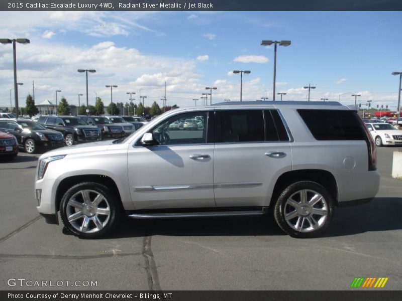 Radiant Silver Metallic / Jet Black 2015 Cadillac Escalade Luxury 4WD
