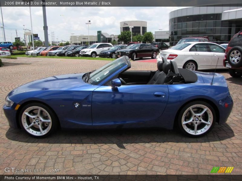 Montego Blue Metallic / Black 2006 BMW Z4 3.0si Roadster
