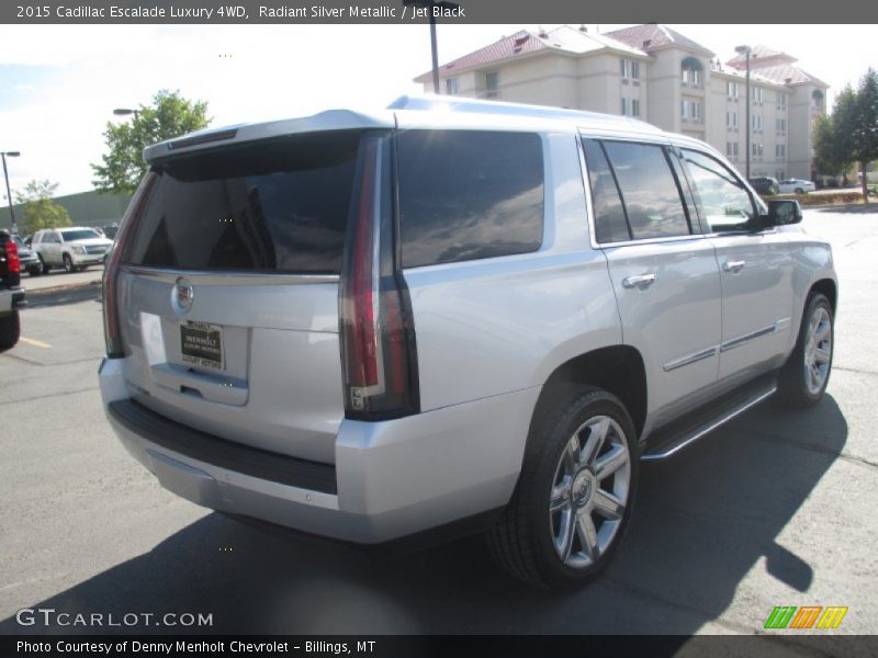 Radiant Silver Metallic / Jet Black 2015 Cadillac Escalade Luxury 4WD
