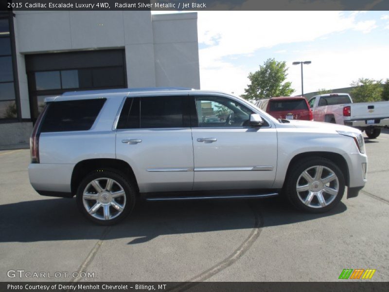 Radiant Silver Metallic / Jet Black 2015 Cadillac Escalade Luxury 4WD