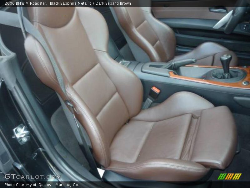 Black Sapphire Metallic / Dark Sepang Brown 2006 BMW M Roadster