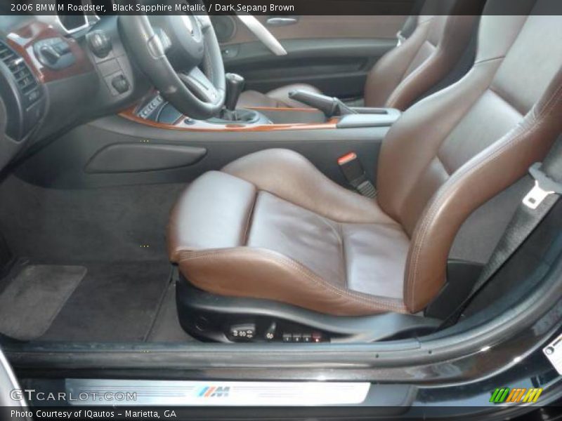 Black Sapphire Metallic / Dark Sepang Brown 2006 BMW M Roadster