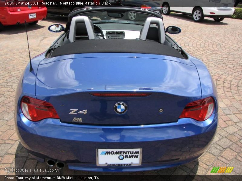 Montego Blue Metallic / Black 2006 BMW Z4 3.0si Roadster