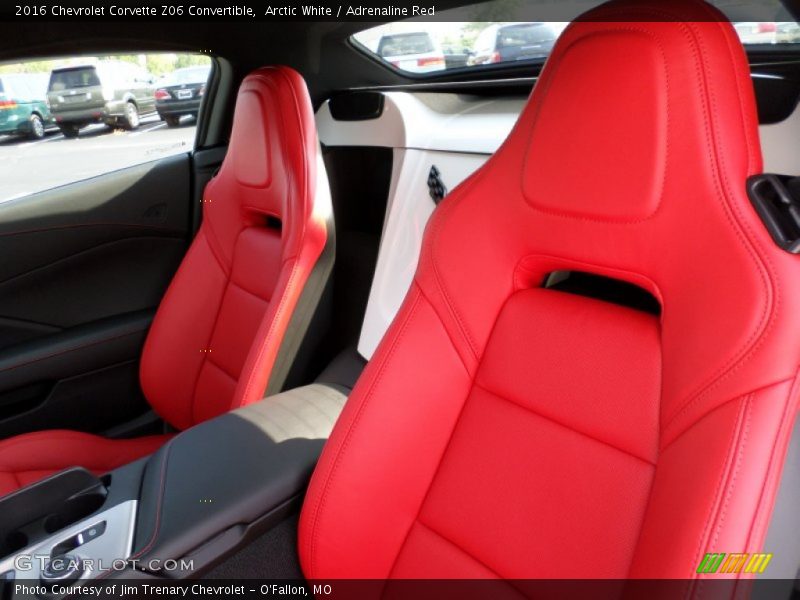 Front Seat of 2016 Corvette Z06 Convertible