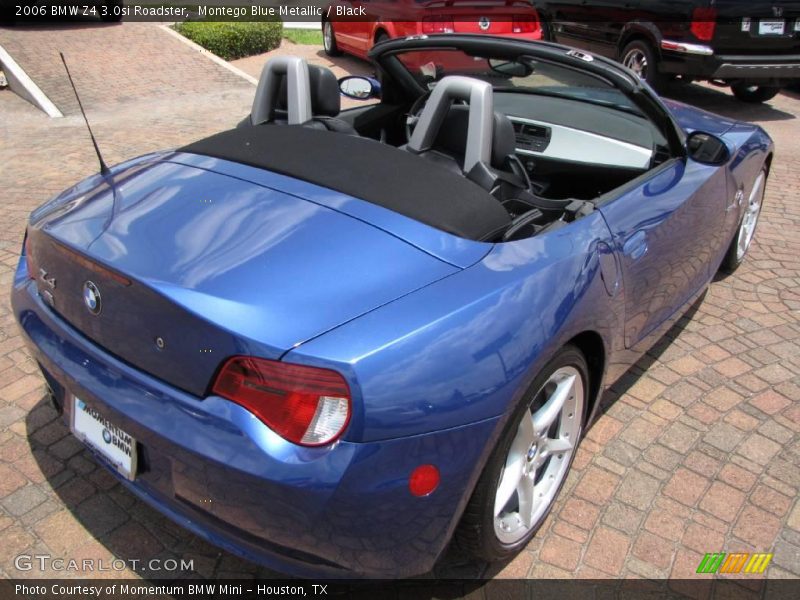 Montego Blue Metallic / Black 2006 BMW Z4 3.0si Roadster