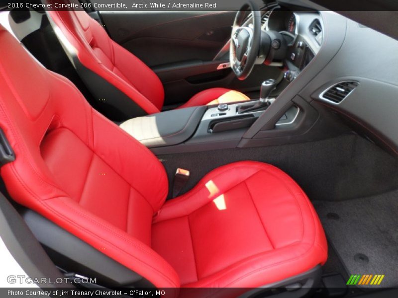Front Seat of 2016 Corvette Z06 Convertible