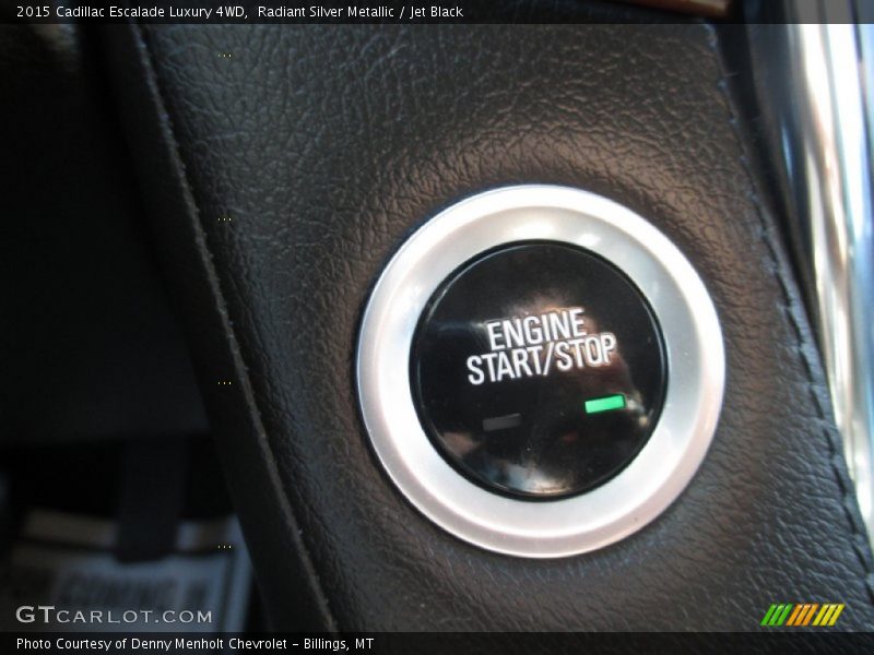 Radiant Silver Metallic / Jet Black 2015 Cadillac Escalade Luxury 4WD