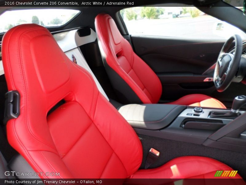  2016 Corvette Z06 Convertible Adrenaline Red Interior
