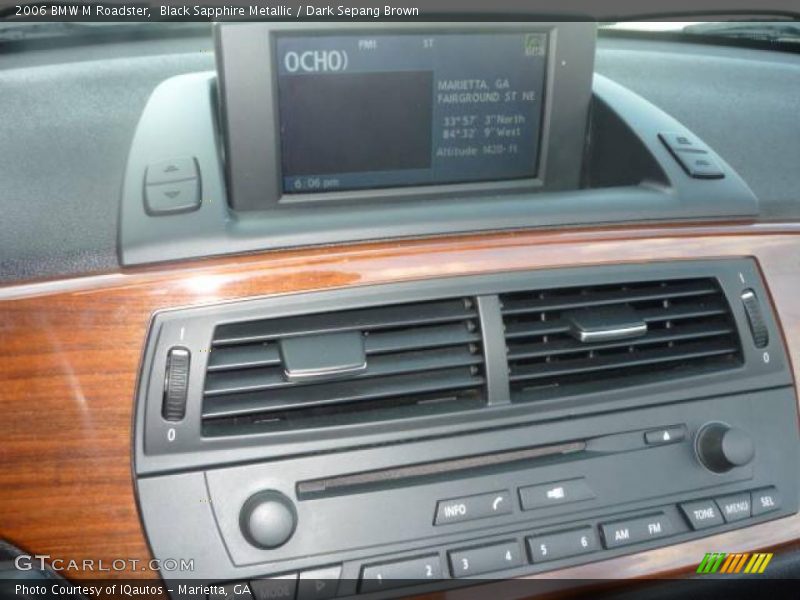 Black Sapphire Metallic / Dark Sepang Brown 2006 BMW M Roadster