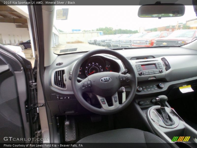  2016 Sportage LX AWD Black Interior