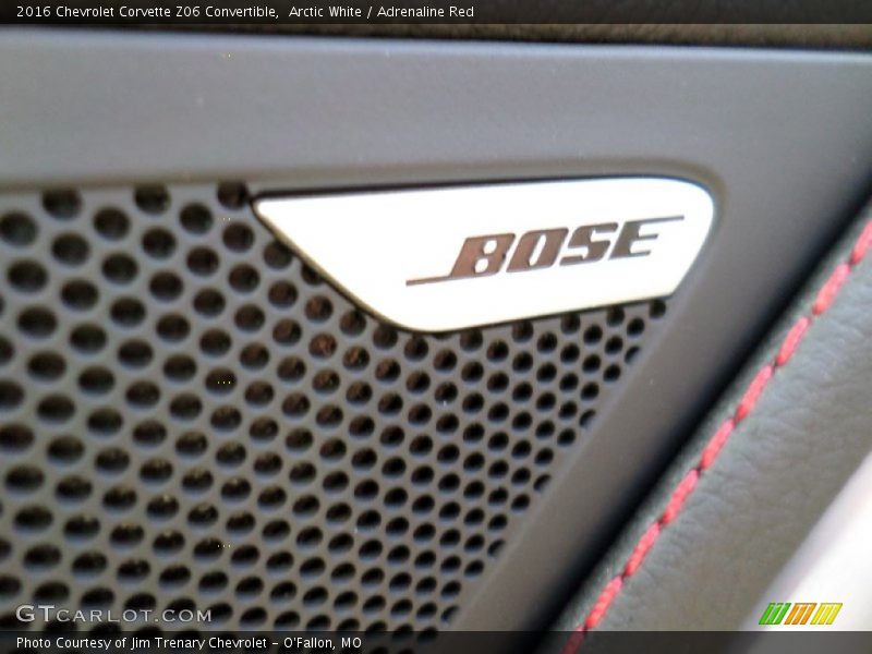 Audio System of 2016 Corvette Z06 Convertible