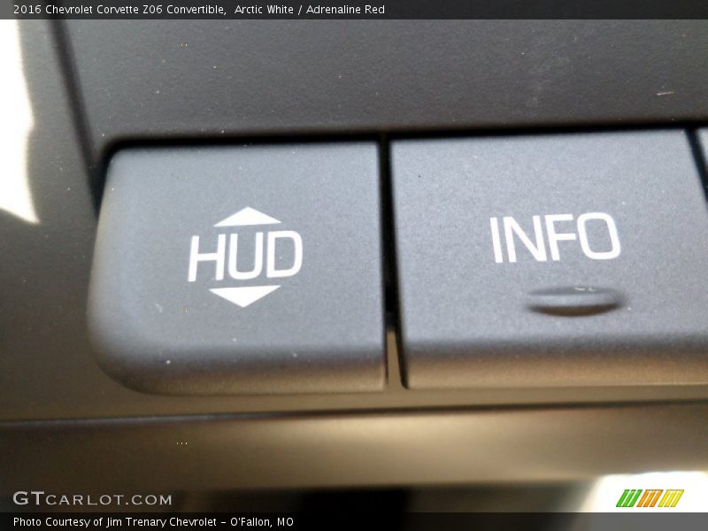 Controls of 2016 Corvette Z06 Convertible