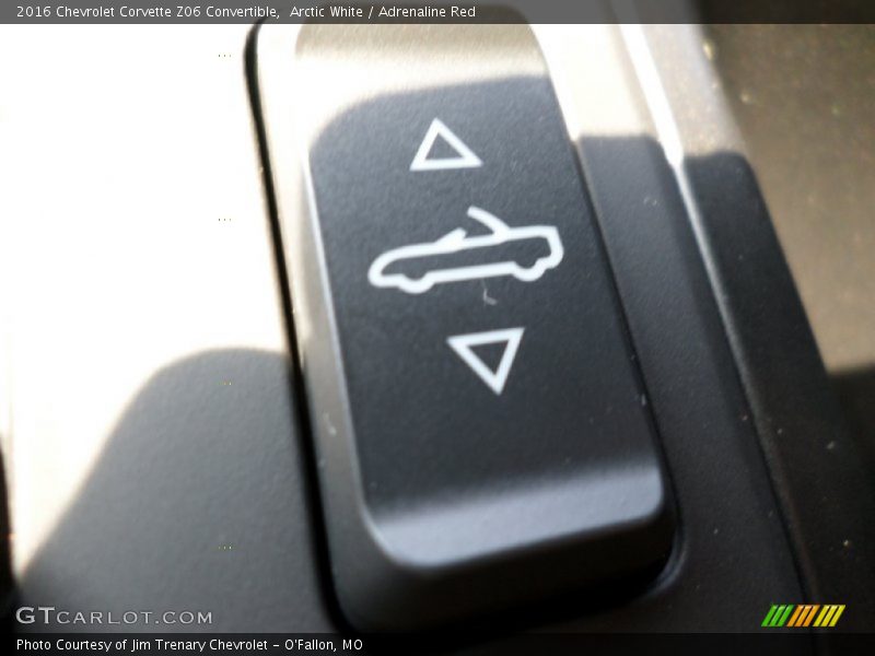 Controls of 2016 Corvette Z06 Convertible