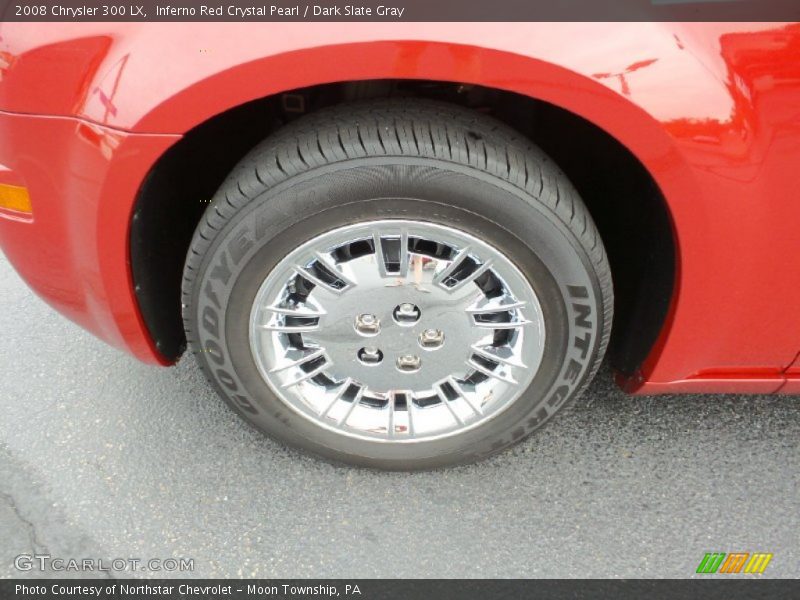 Inferno Red Crystal Pearl / Dark Slate Gray 2008 Chrysler 300 LX