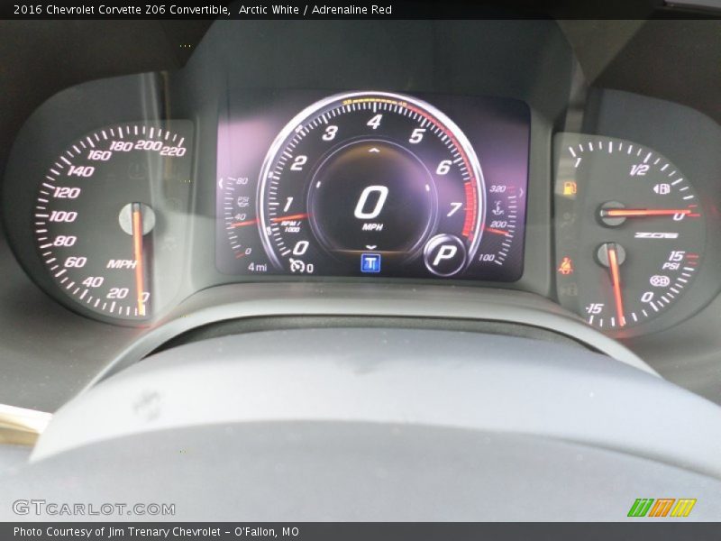  2016 Corvette Z06 Convertible Z06 Convertible Gauges