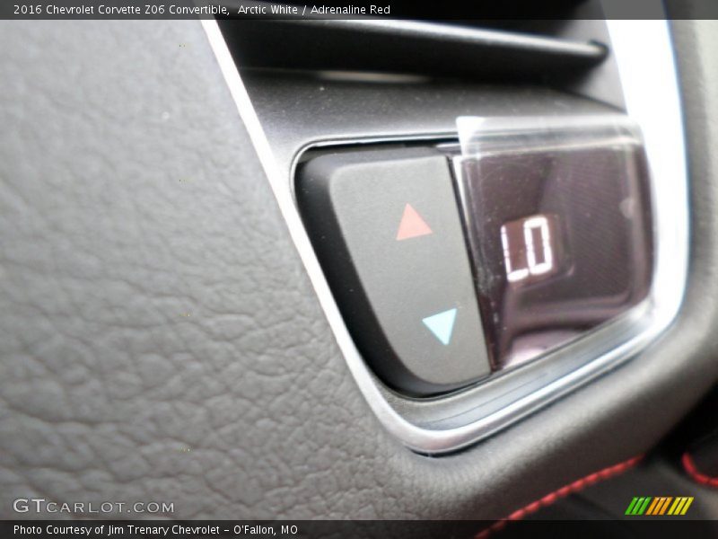Controls of 2016 Corvette Z06 Convertible