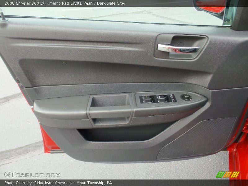 Inferno Red Crystal Pearl / Dark Slate Gray 2008 Chrysler 300 LX
