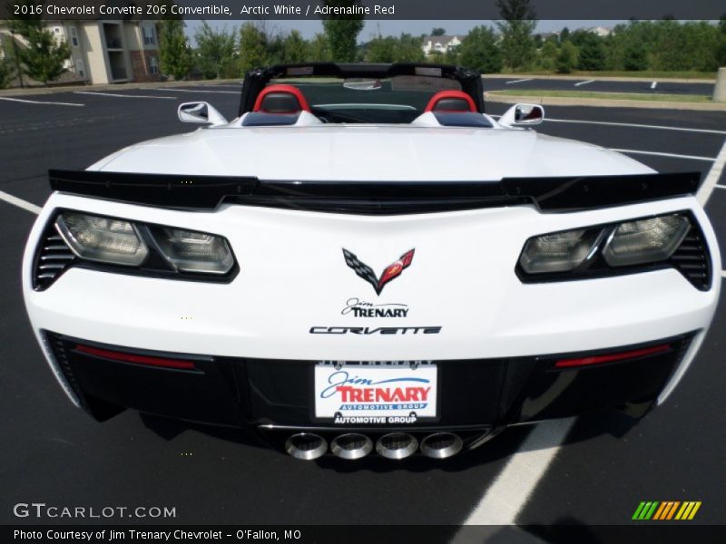 Arctic White / Adrenaline Red 2016 Chevrolet Corvette Z06 Convertible