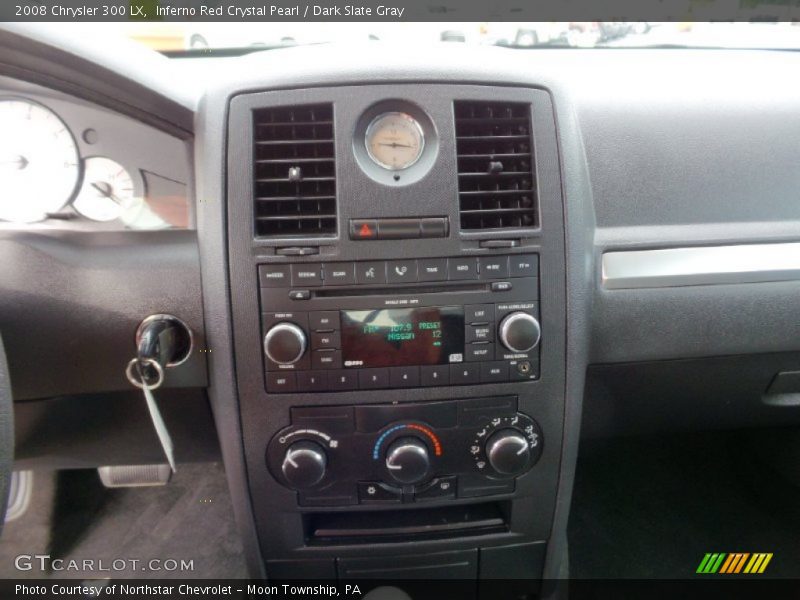 Inferno Red Crystal Pearl / Dark Slate Gray 2008 Chrysler 300 LX