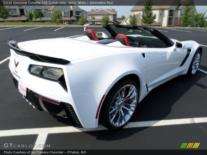 Arctic White / Adrenaline Red 2016 Chevrolet Corvette Z06 Convertible