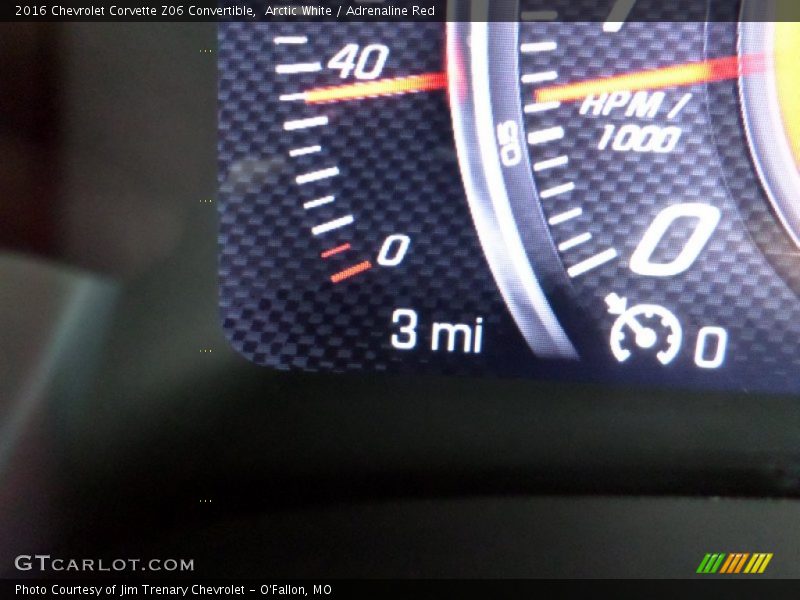 Arctic White / Adrenaline Red 2016 Chevrolet Corvette Z06 Convertible