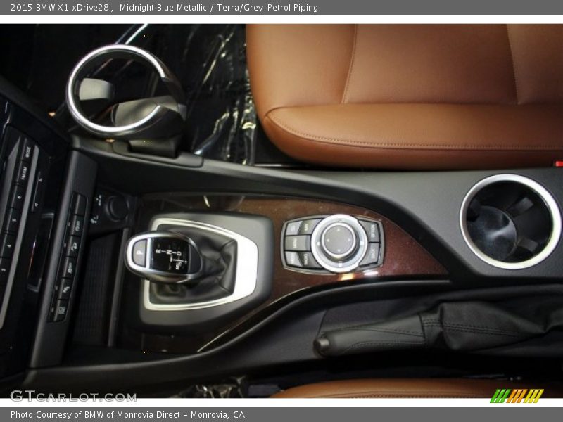 Midnight Blue Metallic / Terra/Grey-Petrol Piping 2015 BMW X1 xDrive28i