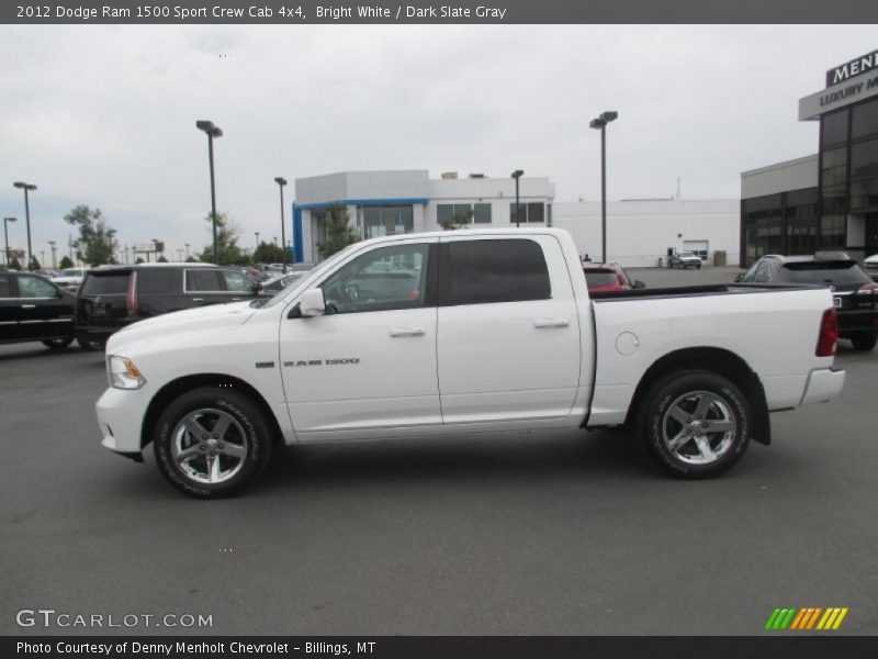 Bright White / Dark Slate Gray 2012 Dodge Ram 1500 Sport Crew Cab 4x4