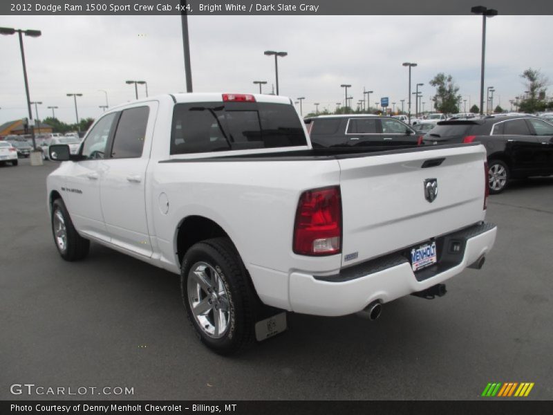 Bright White / Dark Slate Gray 2012 Dodge Ram 1500 Sport Crew Cab 4x4