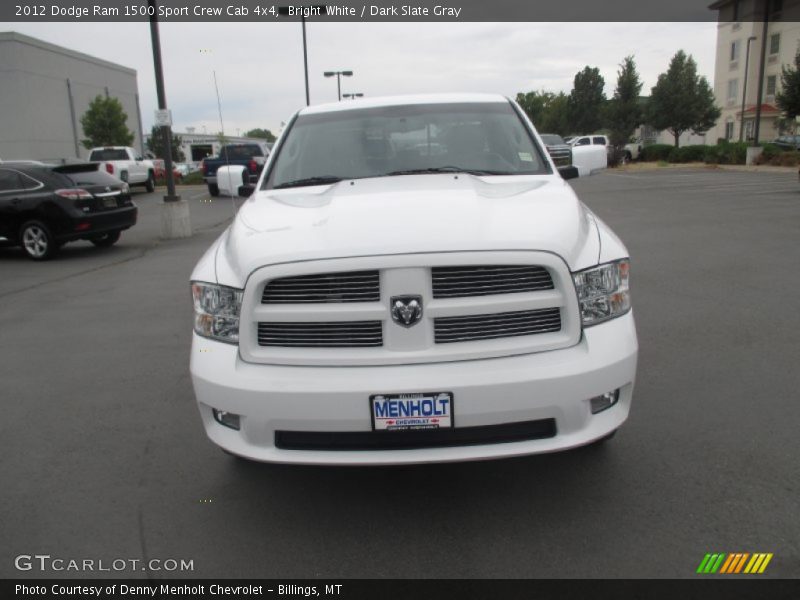 Bright White / Dark Slate Gray 2012 Dodge Ram 1500 Sport Crew Cab 4x4