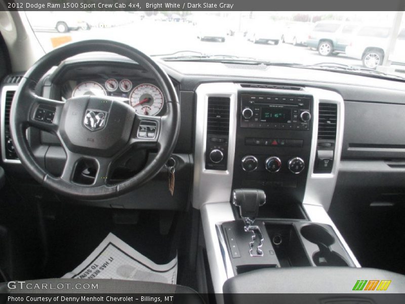 Bright White / Dark Slate Gray 2012 Dodge Ram 1500 Sport Crew Cab 4x4