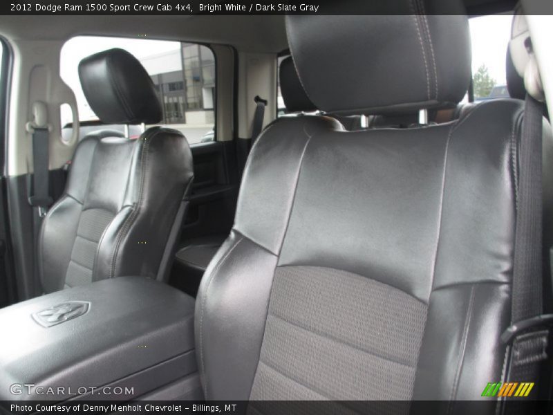 Bright White / Dark Slate Gray 2012 Dodge Ram 1500 Sport Crew Cab 4x4