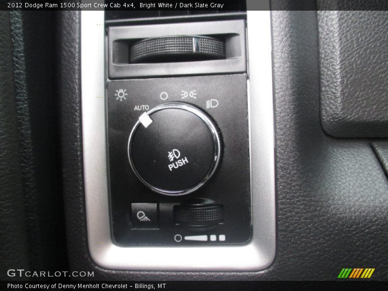 Bright White / Dark Slate Gray 2012 Dodge Ram 1500 Sport Crew Cab 4x4