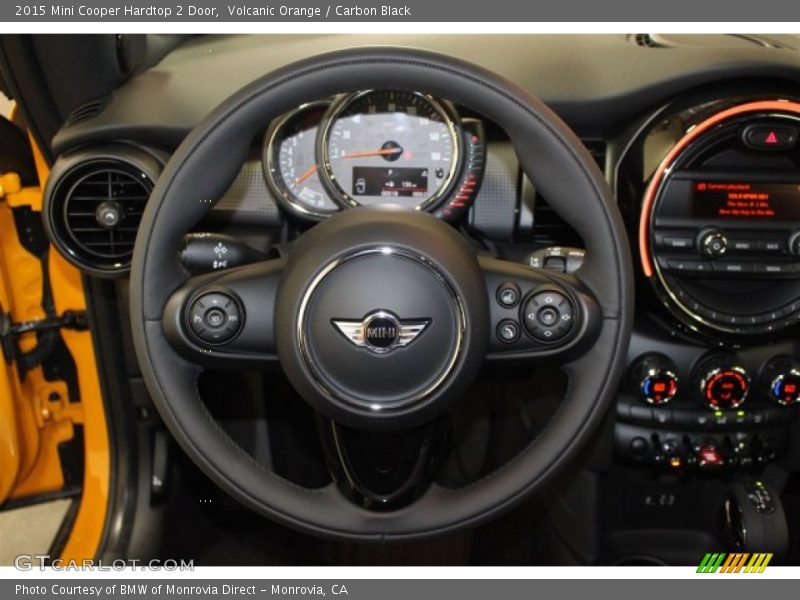 Volcanic Orange / Carbon Black 2015 Mini Cooper Hardtop 2 Door