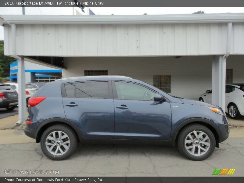  2016 Sportage LX AWD Twilight Blue