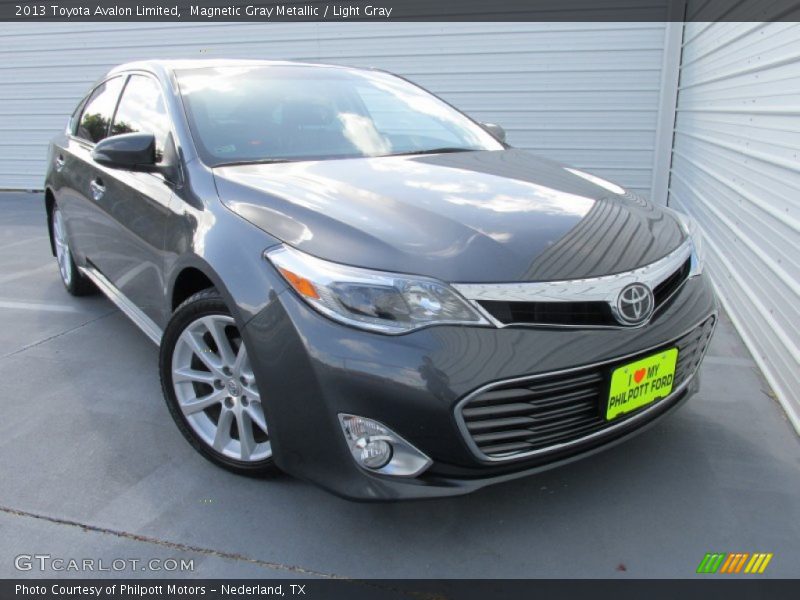 Magnetic Gray Metallic / Light Gray 2013 Toyota Avalon Limited