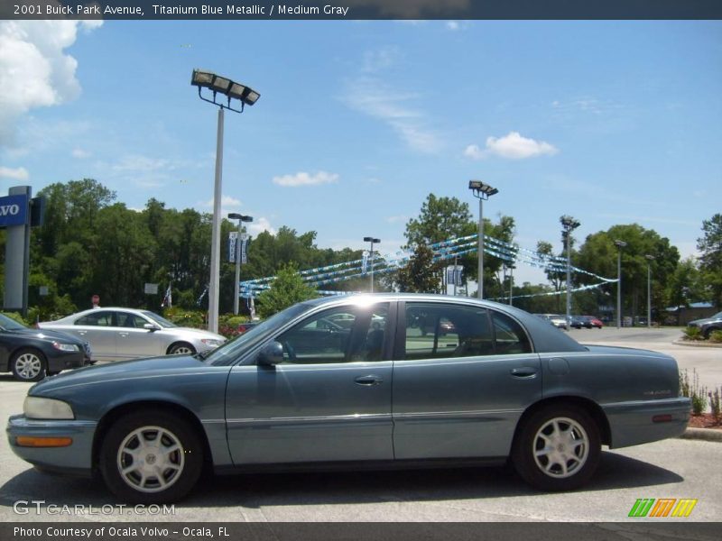 Titanium Blue Metallic / Medium Gray 2001 Buick Park Avenue