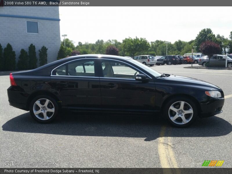 Black / Sandstone Beige 2008 Volvo S80 T6 AWD