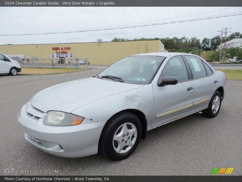 Ultra Silver Metallic / Graphite 2004 Chevrolet Cavalier Sedan
