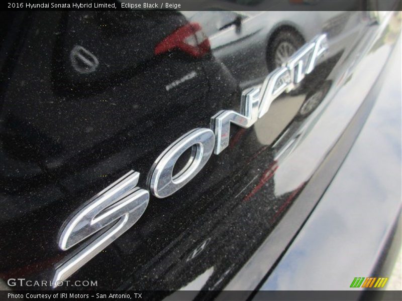 Eclipse Black / Beige 2016 Hyundai Sonata Hybrid Limited
