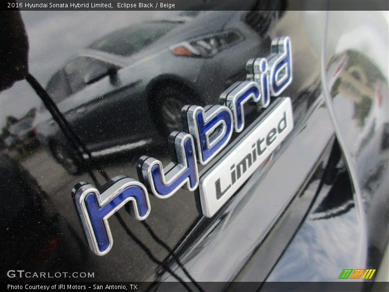 Eclipse Black / Beige 2016 Hyundai Sonata Hybrid Limited