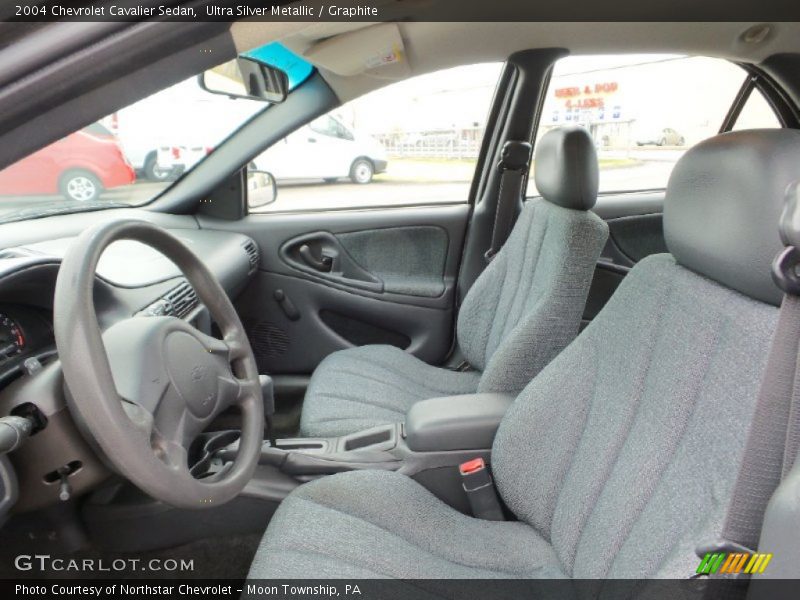 Ultra Silver Metallic / Graphite 2004 Chevrolet Cavalier Sedan