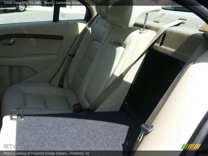 Black / Sandstone Beige 2008 Volvo S80 T6 AWD