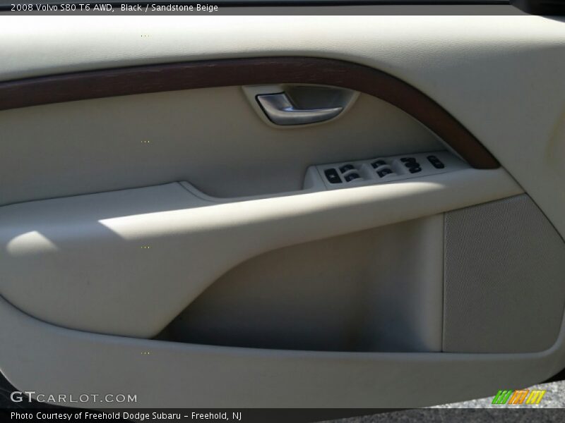 Black / Sandstone Beige 2008 Volvo S80 T6 AWD