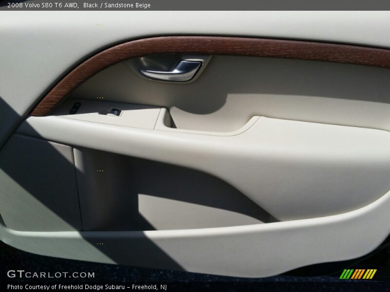 Black / Sandstone Beige 2008 Volvo S80 T6 AWD