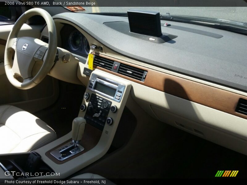 Black / Sandstone Beige 2008 Volvo S80 T6 AWD
